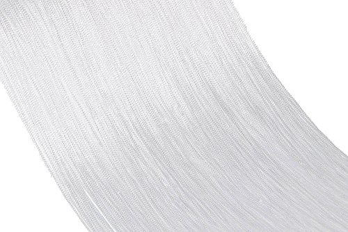 VICTORIA M Leonora Vorhang – Fadenvorhang 100 x 245cm, weiss - 2