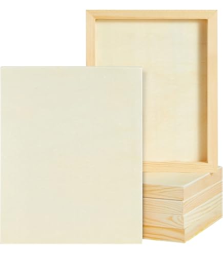 CRAFTIFF Tablero De Madera Contrachapada Hojas De Tilo De 1/16 Pulgadas, Madera Natural Fina Sin Terminar Para Manualidades, Pasatiempos Y Fabricación De Modelos, 0.059 In (5 Hojas