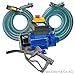 Produktbild Helo Dieselpumpe Heizölpumpe 600 Watt 230 Volt Tankstelle mit Rückschlagventil, 2400l/h Pumpleistung, Kraftstoffpumpe mit Alu-Zapfpistole, 4m Abgabeschlauch und 2m Saugschlauch