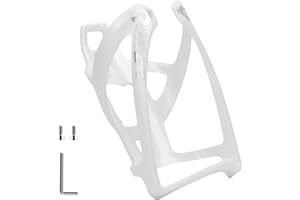 LBMONKEY Bike Bottle Holder Cage Bike with Screws PC Universal Bike Water Bottle Holder for Road Bikes MTB Bicycle Mountain Cycle Cycling Kids Bike Cup Holder (1pk bike drinks holder white)