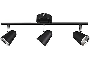 ‎RL LIVE YOUR LIGHT Reality Leuchten LED Spotbalken Toulouse R82123132, Kunststoff schwarz matt, inkl. 3x 3.5 Watt LED