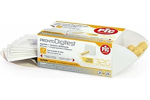 Pic Solution Pronto Digitest – Kit con 25 Lancette e 25 Tamponcini G32 per il Controllo della Glicemia