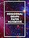 Produktbild Hexagonal Graph Paper Notebook: Large Grid 1 Inch Hexagons 1 Per Side 1 Inch Hexagon Side 100 Pages 8.5" x 11"
