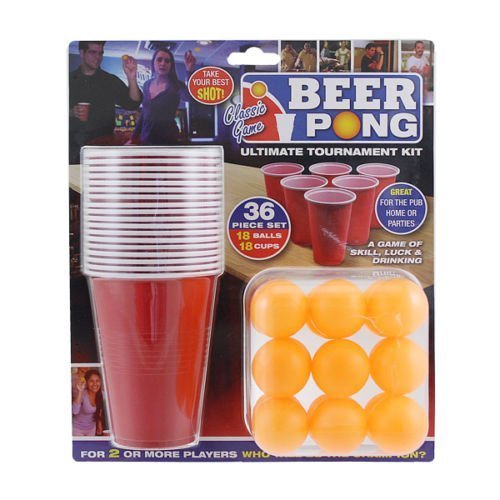 36-teiliges Set Beer Pong Spiel - Stag & Hen Parties - Weihnachten - Ferienspiele.
