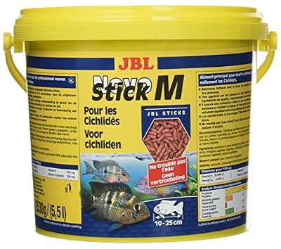 JBL NovoStick M 5,5l l, Aliment de base en bâtonnets pour Cichlidés carnivores