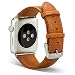 Produktbild Für Apple Watch Band, Vintage Echtleder Gurt Handgelenk Band Ersatz Classic Schnalle mit Metall Verschluss für Apple iWatch