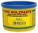 Produktbild Clou Holzpaste zum Reparieren und Auskitten von Holzschäden natur, 250 g: Holz Spachtelmasse zum Ausbessern von Löchern, Dellen, Rissen in Möbeln, Türen, Parkett und Laminat – gebrauchsfertige Paste geeignet für den gesamten Innenbereich