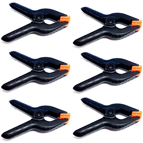 LimoStudio 6 PCS Black Nylon Muslin / Paper Photo Backdrop Background Clamps, 3.75 inch, AGG1242 RS.1507 (35.00% Off) - Amazon