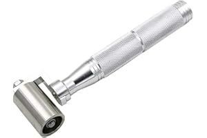 NOHJER 40mm Stainless Steel Wallpaper Edge Seam Roller Paper Wallpaper Roller for Wallpaper Painting