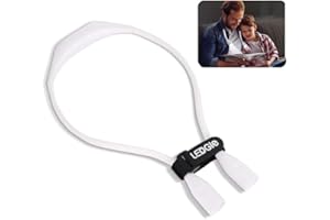 LEDGLE LED luce del libro, braccio flessibile intorno al collo, mani libere,meglio per letto a leggere o leggere in auto