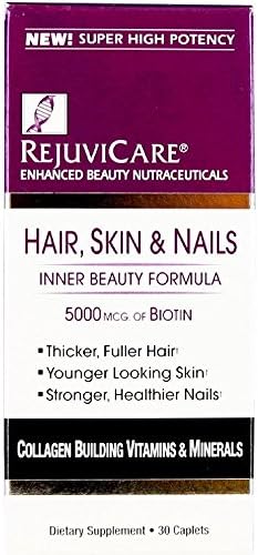 Pack of 4 x Windmill Health Products Rejuvicare Hair and Nail Formula - 30 Caplets