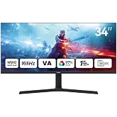 AIWA MP3424-Y 34" 165Hz 1ms Curved Gaming Monit&ouml;r &ndash; UWQHD 3440x1440, Ultrawide, HDMI DisplayPort