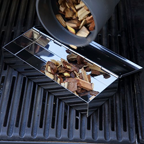 BBQ Buddy Stainless Steel Barbecue Smoker Box Add Smoky Flavours to