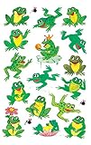 Avery 53168 pegatinas para los niños, rana, material de papel, 3 hojas, 32 Etiqueta