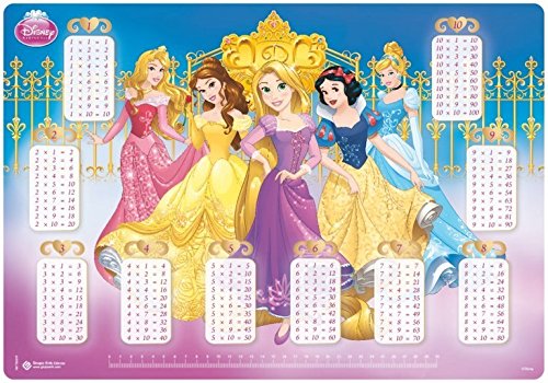 Grupo Erik Editores Vade Escolar Disney Princesas Palace Pets Tabla De Multiplicar Grupo Erik Editores Vade Escolar Disney Princesas Palace Pets Tabla De Multiplicar