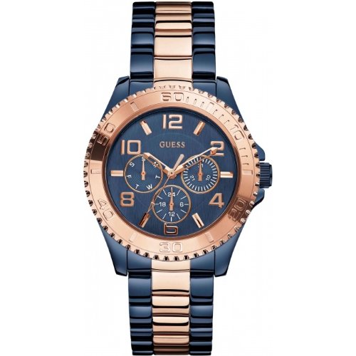 Guess Damen-Armbanduhr Edelstahl Ladies Sport Analog Quarz W0231L6 Guess Damen-Armbanduhr Edelstahl Ladies Sport Analog Quarz W0231L6