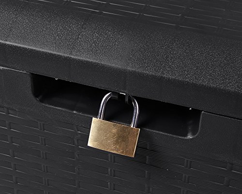 Ondis24 Kissenbox Rato Gartenbox abschließbar Terrassenbox Gartentruhe