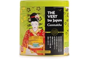 Terre d'Oc - Thé Vert Bio Genmaicha – 100G - Thé Vrac - Saveur Noisette Verte Grillée – Thé Traditionnel Japonais – Ingrédients de Qualité - 100% Bio et Naturel
