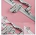 Extra Large Space Storage Beauty Box Make up Nail Jewelry Cosmetic Vanity Case (Silver)
