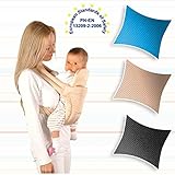 Ihr Baby kann die Welt um sich herum entdecken, und Ihre Nähe minimiert den Stress, der mit neuen Erfahrungen verbunden ist.