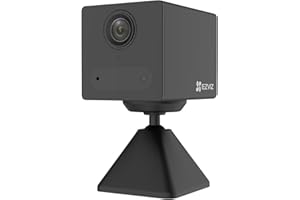 EZVIZ Telecamera da interno, IP camera wifi, Videocamera di sorveglianza, Visione notturna Avviso movimento, Rilevamento di persona, App mobile Compatibile con Alexa Modello CB2