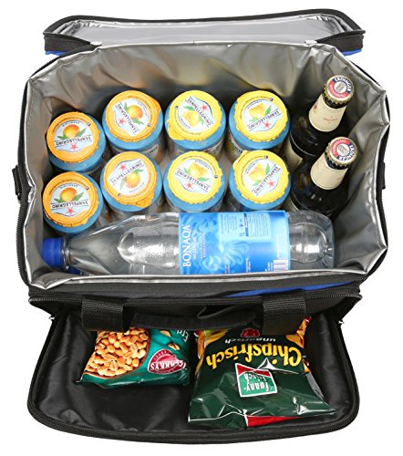 Große 15L große, und faltbare Kühltasche von Kuulbag fürs Auto, beim Sport oder Outdoor. Inklusive Umhängegurt. - 