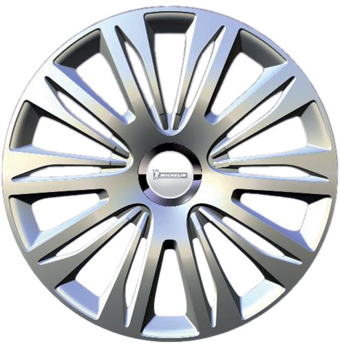4 enjoliveurs gris/chrome MICHELIN NVS 42 16 pouces