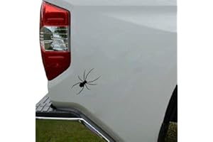 HANDMADE BY STUKK Stukk Stickers Tribal Widow Spider Abstract Fun Window Bumper Adesivo per Decalcomania del Vinile 11.3 cm x 18 cm - Nero