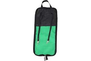 ‎TBEST Drumstick Halter Tasche Bag Holder Drum Stick Bag, Drum Stick Lagerung Hängende Tasche Drumstick Portable Handtasche Mit Griff 5 Farben Erhältlich - Schwarz/Rot/Grün/Blau/Pink