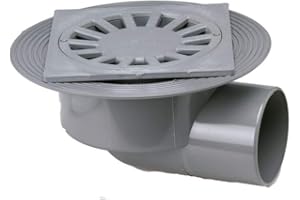 Crearplast c-203 - Caldereta sifonica salida horizontal 250x250 diámetro 110 pvc