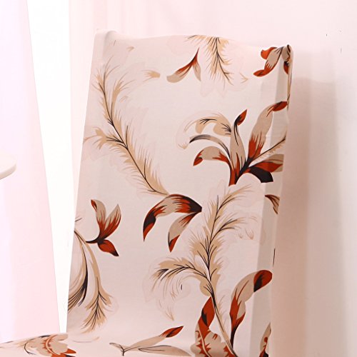 Stretch Stuhl Husse Esszimmerstuhl Abdeckung Haus Dekor Blumen Muster – 07 - 4