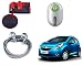 Auto Pearl Premium Quality Car Accessories Combo of Premium Make Red Black Car Pet Seat Cover. & Full Steel Towing Tow Cable 2000kgs 6mm Heavy Duty 4Mtr. & Godrej Click Car Air Freshner 9 ml - Green RS.1281.00