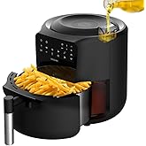 Cecotec Freidora de Aire sin Aceite de 5,5 L Cecofry Rain Air Fryer. 1550 W, Spray de Aceite Incorporado, Pulverización Autom