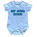 Fonfella Baby MY MUM ROCKS DESIGN Babygrow (3-6 Months SHORT SLEEVE - Blue)