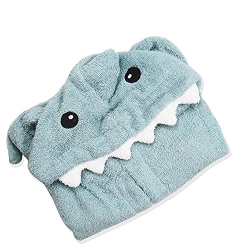 URAQT Baby Kleinkinder Kids Bademantel mit Kapuze, Kapuzenbademantel Kapuzenhandtuch Niedlichen - 2