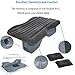 Produktbild Xinnegen Beflockung aufblasbare Bett, Auto Reise aufblasbare Matratze Beflockung Luftbett Kissen Camping Universal SUV Luftcouch mit Motorpumpe Zwei Luftkissen