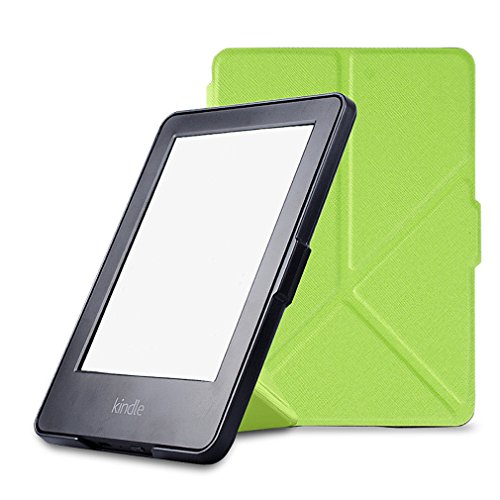 IBESTWIN Kindle Paperwhite Hülle Origami Serie Schutzhülle mit Auto Wake / Sleep Funktion Stand Cover für Kindle Paperwhite1 / 2 / 3 Schutz Case und alle Modelle von 2012, 2013, 2014, 2015, Grün