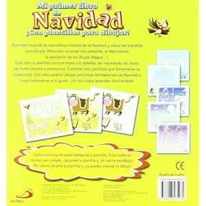 Mi primer libro de navidad: ¡Con plantillas para dibujar! (La Biblia y los niños)