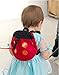 Smallwise Trading Toddler Safety Backpack with Harnesses Strap --- Great for Baby Walker Reins --- Lovely Ladybird Design