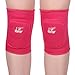 Produktbild ITODA Kniestütze Kinder Sportbandage Sport Knieschützer für Mädchen Junge Atmungsaktive Kniebandage Schienbeinschoner mit Sicherheit Schwamm Antikollision Knieschoner für Radsport Tennis Rosa M