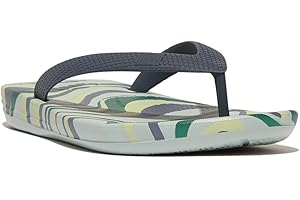 Fitflop Unisex Kid's Iqushion Junior Swirly Ergonomic Flip-Flops Sandal