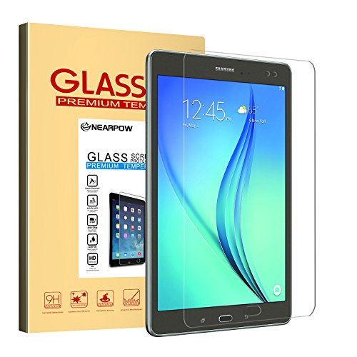 Samsung Galaxy Tab A 9.7 Panzerglas Displayschutzfolie, Nearpow Schutzfolie 9H Härte, Anti-Kratzen, Anti-Öl, Anti-Bläschen, lebenslange Garantie