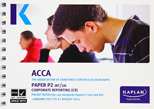 Download P2 Corporate Reporting CR (INT/UK) - Pocket Notes (Acca Pocket Notes)