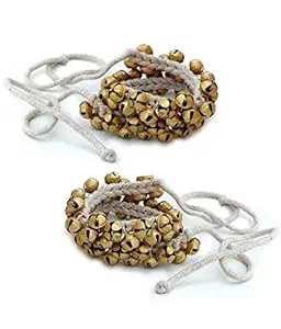 SaiMusical Ghungroo For Classical Dance (25+25) Brass Bells Kathak Ghungroo