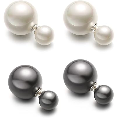 Orecchini Da Uomo A Cerchio In Acciaio Inox Con Sfera Pallina - Foto 3