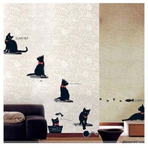 ich liebe Katze! Wandtattoo Wall sticker Kinderzimmer Geschenk Bogen Gr.: 33*60cm - 2