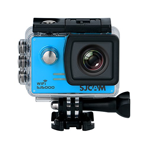 SJCam SJ5000 WiFi (versión española) - Videocámara deportiva (LCD 2.0'', 1080p 30 fps, sumergible hasta 30m) color azul