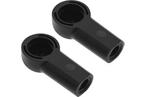 SG Store 2Pcs Car Top Push Rod Joint End Cap Replacement 98656127902 Compatible with Porsche Boxster 986 987 Top Support Bracket Push Rod Ball Joint Adapters Black
