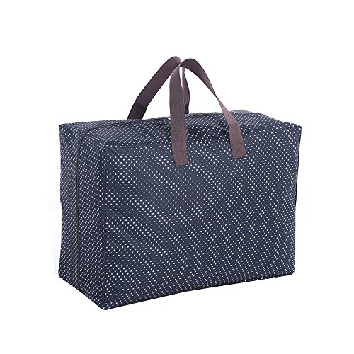 Harson&Jane Qualität wasserdichte 600D Oxford Tuch Raumspeicherbeutel Organisator für Umzug Haus home Bettwäsche organisieren (Marine)
