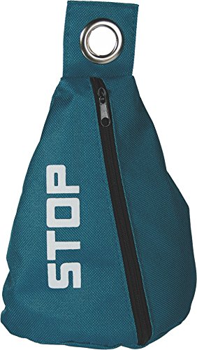 TÜRSTOPPER Stopper Türfeststeller Türpuffer Sack PVC Türsack Türdämpfer Puffer (Blau)
